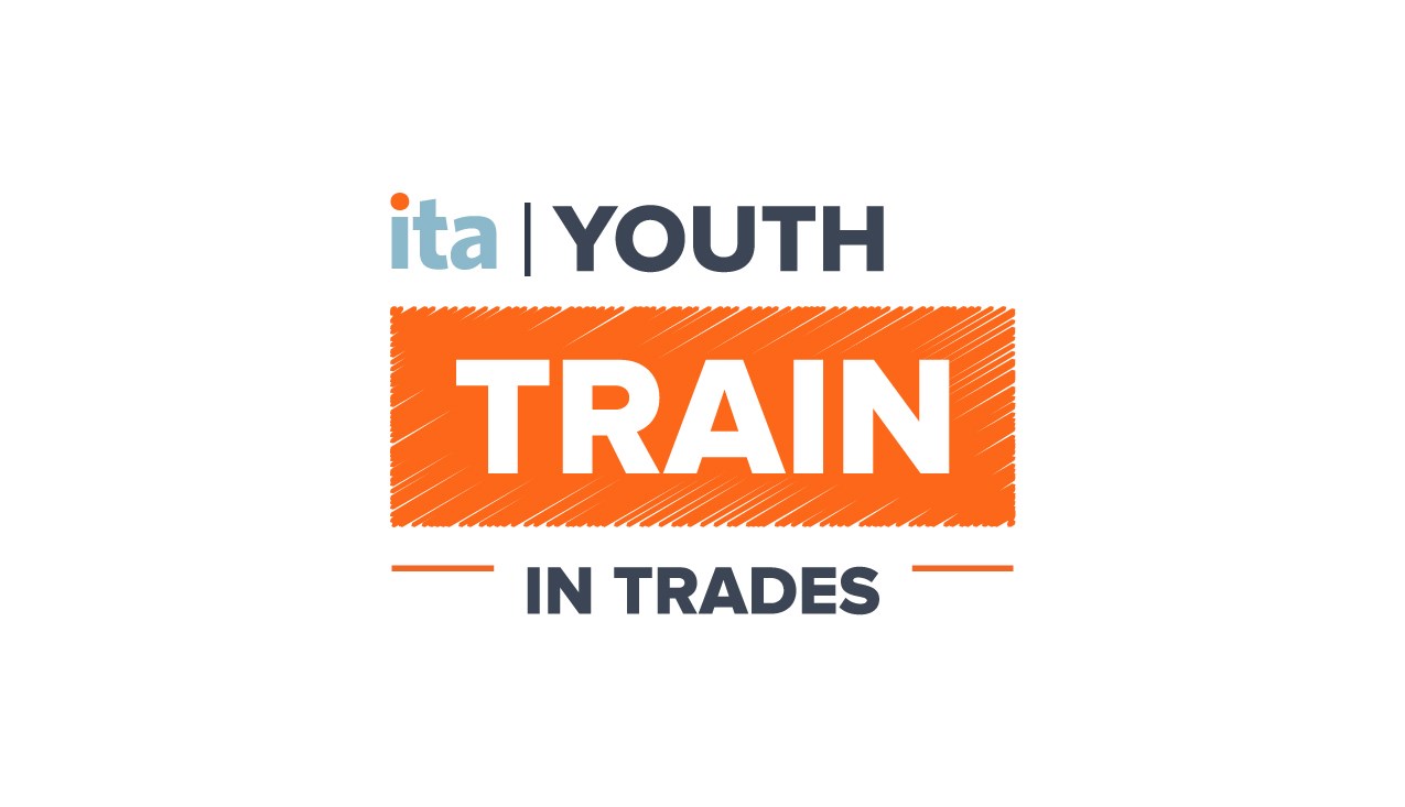 youth train in trades logo colour
