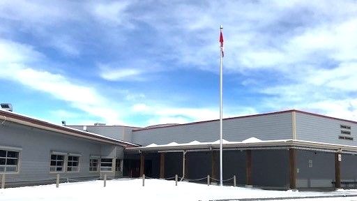 Our school in winter.