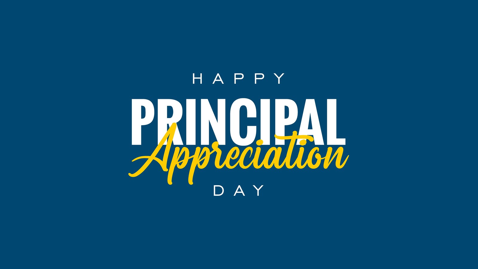 Principal Appreciation Day